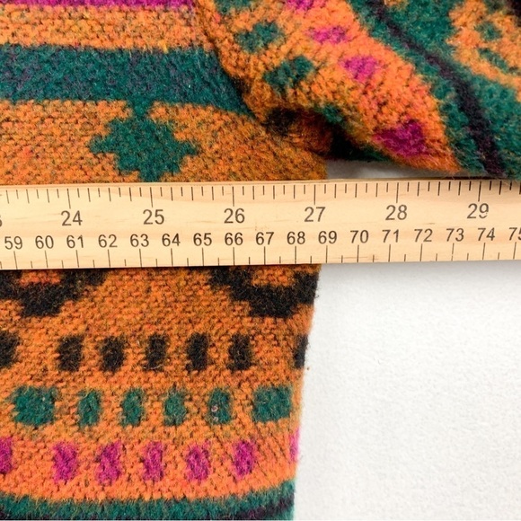 Vintage Hunters Run Southwestern Print Longline Coat Sz XXL - Picture 12 of 12